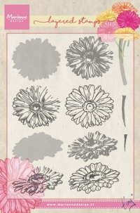 Billede: MARIANNE DESIGN STEMPEL Gerbera, TC0853 Tiny’s Gebera (Layering), 105x149mm, førpris kr. 76,00, nupris