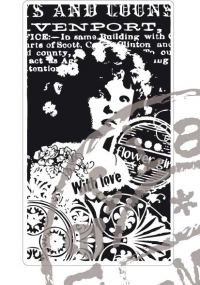 Billede: Marianne Design Stempel CS0866 Romantic Vintage - With Love, førpris kr. 34,- nupris