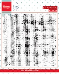 Billede: MARIANNE DESIGN STEMPEL CS0976 TINY'S BACKGROUND: Distressed Linnen, 130x130mm