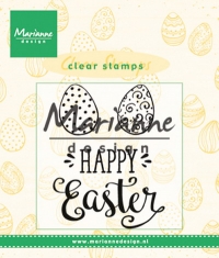 Billede: MARIANNE DESIGN STEMPEL CS1000 Happy Easter, 44x56mm, førpris kr. 22,- nupris