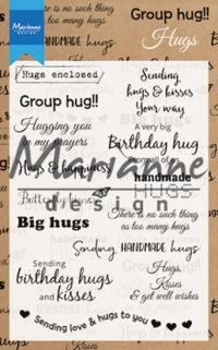 Billede: MARIANNE DESIGN STEMPEL CS1011 Hugs UK, 105x148mm, førpris kr. 56,- nupris