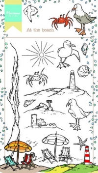 Billede: MARIANNE DESIGN STEMPEL HT1622 Hetty’s At The Beach, 95x140mm, førpris kr. 56,00, nupris