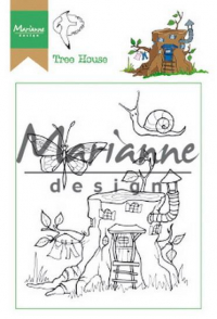 Billede: MARIANNE DESIGN STEMPEL HT1642 Hetty's Tree House, førpris kr. 42,00, nupris