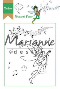 Billede: MARIANNE DESIGN STEMPEL HT1643 Hetty's Musical Fairy, førpris kr. 42,00, nupris