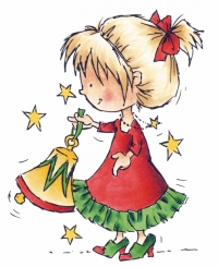 Billede: Marianne Design Stempel DS3335 Daisys Jingle Bells, førpris kr. 41,- nupris