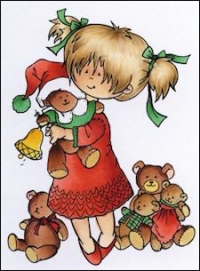 Billede: Marianne Design Stempel HM9467 Hugging Bears, førpris kr. 42,- nupris