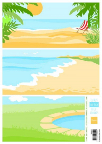 Billede: MARIANNE DESIGN 3D ARK 1 STK AK0077 Eline's Holiday Backgrounds