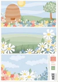 Billede: MARIANNE DESIGN 3D ARK 1 STK AK0089 Eline's Flower Garden, 3 baggrundsbilleder