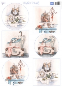 Billede: MARIANNE DESIGN 3D ARK 1 STK MB0176 Mattie’s Mooiste: Brocante, pynteting til hjem og kvinde