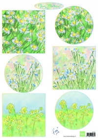 Billede: MARIANNE DESIGN 3D ARK 1 STK IT0601 Tiny’s Flower Meadow 1