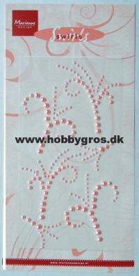 Billede: Marianne Design Halvperle CA3102 Rosa Svirvl