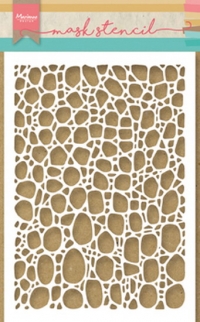 Billede: MARIANNE DESIGN Mask Stencil PS8001 Tiny’s cobble stone, 149x210mm
