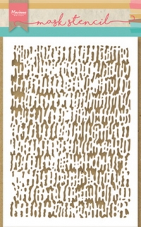 Billede: MARIANNE DESIGN Mask Stencil PS8002 Tiny’s faded corduroy, 149x210mm
