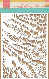 Billede: MARIANNE DESIGN CRAFT STENCIL PS8028 Tiny's cat fur, 149x210mm 