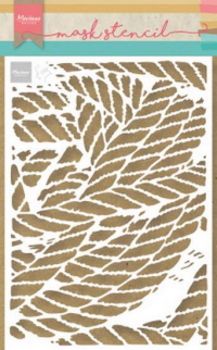 Billede: MARIANNE DESIGN CRAFT STENCIL PS8031 Tiny's Ropes, 149x210mm 