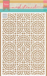 Billede: MARIANNE DESIGN CRAFT STENCIL PS8035 Mosaic Tiles, 149x210mm 