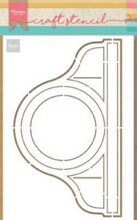 Billede: MARIANNE DESIGN CRAFT STENCIL PS8049 Pendule, 210x149mm