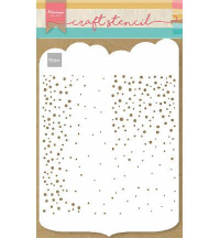 Billede: MARIANNE DESIGN CRAFT STENCIL PS8081 Slimline Dots - A4
210x297mm 