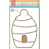 Billede: MARIANNE DESIGN CRAFT STENCIL PS8118, Bikube, 210x149mm 