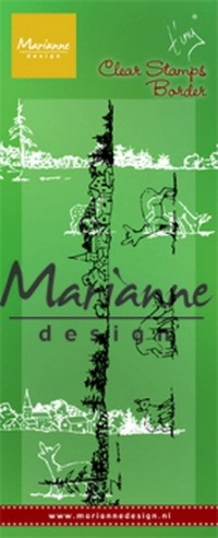 Billede: MARIANNE DESIGN STEMPEL TC00867 Tiny’s Border – Winterlandscape, 141x29, 18x15, 25x18 & 29x20mm