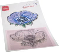 Billede: skæreskabelon og stempel, Marianne Design Clearstamp + Die