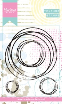 Billede: MARIANNE DESIGN MIXED MEDIA STEMPEL MM1623 Doodle Circles, førpris kr. 48,00, nupris