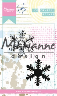 Billede: MARIANNE DESIGN MIXED MEDIA STEMPEL MM1626 Tiny’s Ice Crystal, 90x110mm, førpris kr. 48,00, nupris