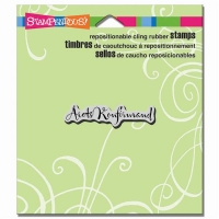 Billede: Stampendous Clingstamp 4,5x1cm, Årets Konfirmand, førpris kr. 32,- nupris