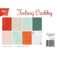 Billede: JOY PAPIRSBLOK “Feeling Crabby” 6011/0559, A4 - 12 ark dobbeltsidet, førpris kr. 36,- nupris
