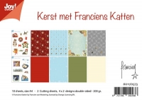 Billede: JOY PAPIRSBLOK “Christmas with Franciens Cats” 6011/0573, A4 - 12 ark dobbeltsidet, førpris kr. 36,- nupris