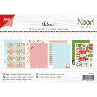 Billede: JOY PAPIRSBLOK Advent, 6011/0673, A4 - 12 ark dobbeltsidet, førpris kr. 40,- nupris