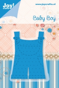 Billede: skære/prægeskabelon baby boy smækbukser, 6002/0208, joy, førpris kr. 46,- nupris