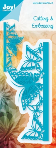 Billede: skære/prægeskabelon BUTTERFLY BORDER