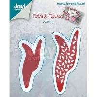 Billede: skæreskabelon folded flowers, 6002/0470 Tulip, joy, førpris kr. 40,00, nupris