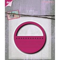 Billede: skære/prægeskabelon cirkel med piercing, JOY CUT/EMB “Circle Fantasy, førpris kr. 49,00, nupris