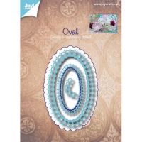 Billede: skære/prægeskabelon JOY CUT/EMB “Oval Elegant, førpris kr. 60,00, nupris