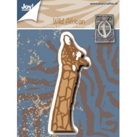 Billede: skære/prægeskabelon giraf hoved, der kigger efter stjernerne, JOY CUT/EMB “Giraffe, førpris kr. 35,00, nupris