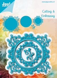 Billede: skære/prægeskabelon svirvelrammer, Blue mold swirls, førpris kr. 119,00, nupris