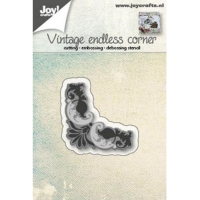 Billede: skære/prægeskabelon hjørne, JOY CUT/EMB “Endless Corner Vintage, førpris kr. 25,00, nupris