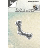 Billede: skære/prægeskabelon hjørne med fugl, JOY CUT/EMB “Corner with Bird, førpris kr. 25,00, nupris