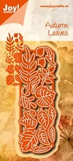 Billede: skære/prægeskabelon forskellige blade, Autumn Leaves, førpris kr. 55,00, nupris