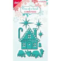 Billede: skære/prægeskabelon hus med tilbehør, 157,5x100,5m, JOY CUT/EMB “Christmast Set 10 pcs, førpris kr. 132,00, nupris