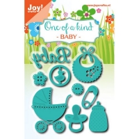 Billede: skære/prægeskabelon alt til baby, JOY CUT/EMB “Baby Set, førpris kr. 132,00, nupris