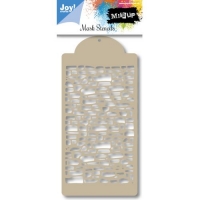 Billede: JOY Mask Stencil “Bricks” 6002/0833, 210x100mm, førpris kr. 48,- nupris