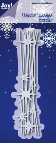 Billede: skære/prægeskabelon stjernebort, JOY CUT/EMB “Shiny Starborder” 6002/0911, 140x37mm, førpris kr. 60,00, nupris