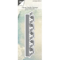 Billede: skære/prægeskabelon løb blomsterkant, JOY CUT/EMB “Border Flowers Baroque” 6002/1124, 150x28mm, førpris kr. 56,00, nupris