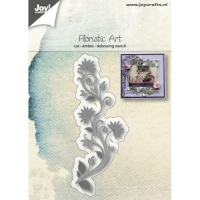 Billede: skære/prægeskabelon lille blomsterranke, JOY CUT/EMB “Floristic Art” 6002/1169, 34x93mm, førpris kr. 36,00, nupris