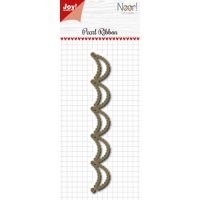 Billede: skæreskabelon perlekant, JOY CUT, Pearl Ribbon, 6002/1177, 19x140mm, førpris kr. 34,00, nupris
