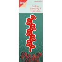 Billede: skære/præge/syskabelon blomsterkant, 6002/1202, joy, førpris kr. 55,- nupris