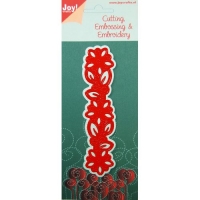 Billede: skære/præge/syskabelon blomsterkant, 6002/1204, joy, førpris kr. 49,- nupris